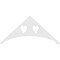Ekena Millwork Pitch Winston Architectural Grade PVC Gable Pediment, 36"W x 16 1/2"H x 1"P (11/12) GPP036X017X100WIN - alternate 2